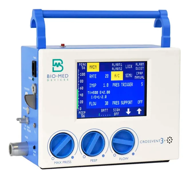 Аппарат ИВЛ компактный для взрослых и педиатрии Bio-Med Devices Crossvent 3+